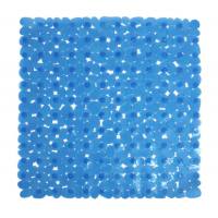 Alfombra ducha PVC Marelia color azul 54X54