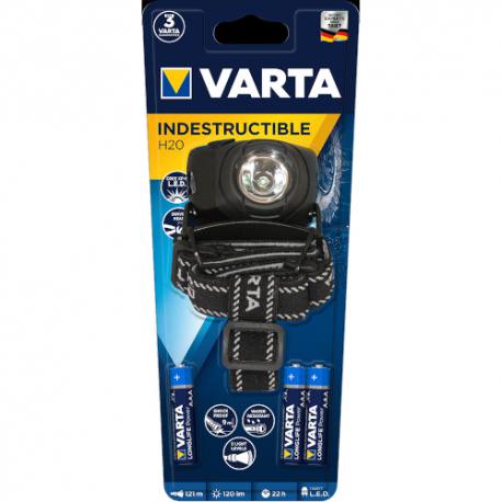 Linterna Varta frontal 1 LED 1W + 3AAA incluidas