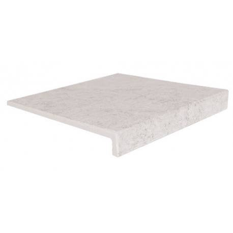 Gres porcelánico Peldaño recto EVO Piedra blanca GRESMANC