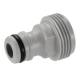 Conector macho con rosca G 3/4 26,5MM