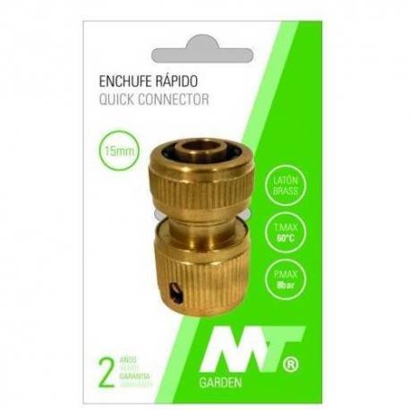 Conector rápido latón manguera 15 M