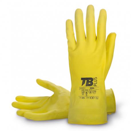 Guantes de latex flocado químico 10 uds