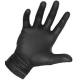 Guantes de nitrilo negro Polvo Soft Caja de 100 uds