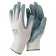 Guantes de nylon blanco y gris 12 pares