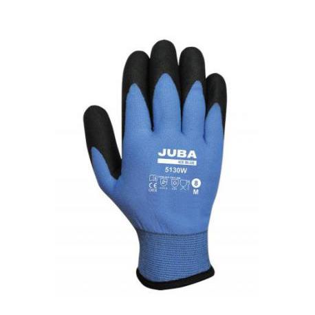 Guantes de nylon sin costuras Ice Blue