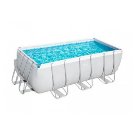 Piscina desmontable rectangular Power Steel 412 x 201 x 122 cm