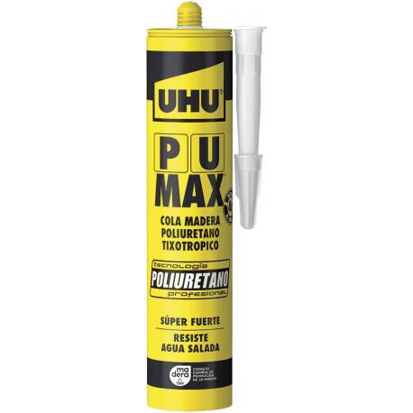 Adhesivo Madera Pu Max Gel Cartucho Uhu 340 g IMEDIO