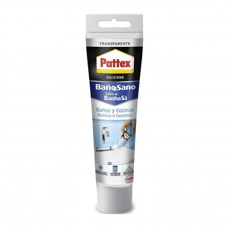 Pattex silicona banos y cocinas transparente 50 ml