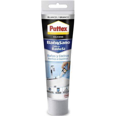 Pattex silicona banos y cocinas blanco 50 ml