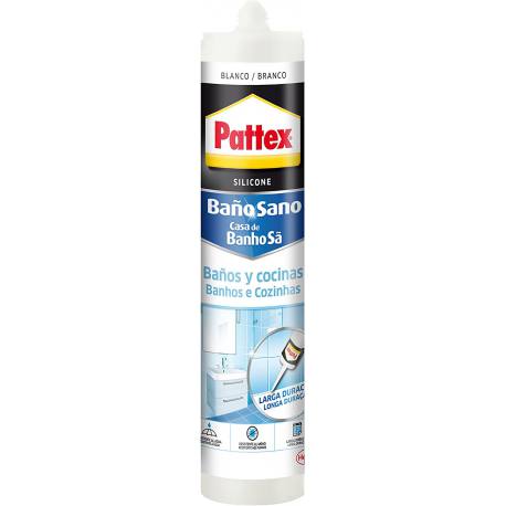 Silicona pattex banos y cocinas 280 ml blanco