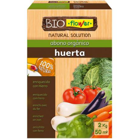 Abono orgánico Huerta Bioflower 2 Kg