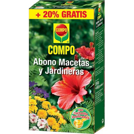 Abono para macetas y jardineras 250 + 50 gramos