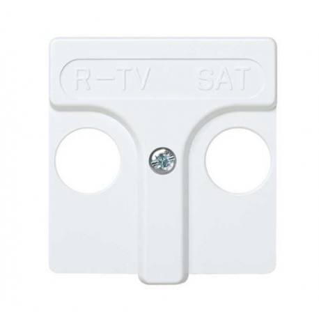 Toma R-TV+SAT intermedia blanco Simon 27