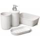 Set 4 piezas para baño 0,7 L Tatay Baobab varios colores