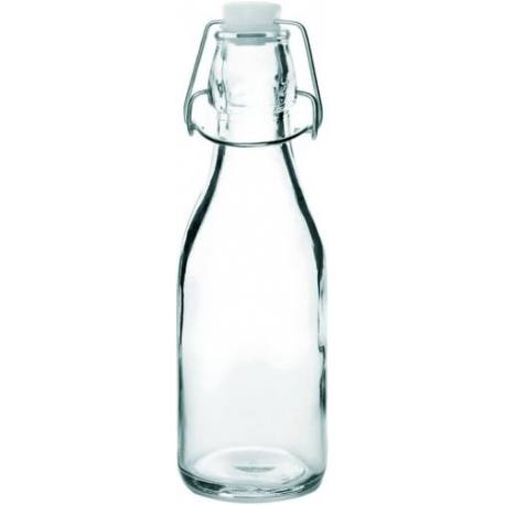 Botella Ibili Vintage 0,25 L reutilizable vidrio con tapón